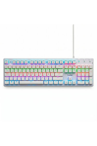 Node Game Red Switch RGB Gaming Mekanik Klavye 104 Tuş Tr Q Double Shot Layou...
