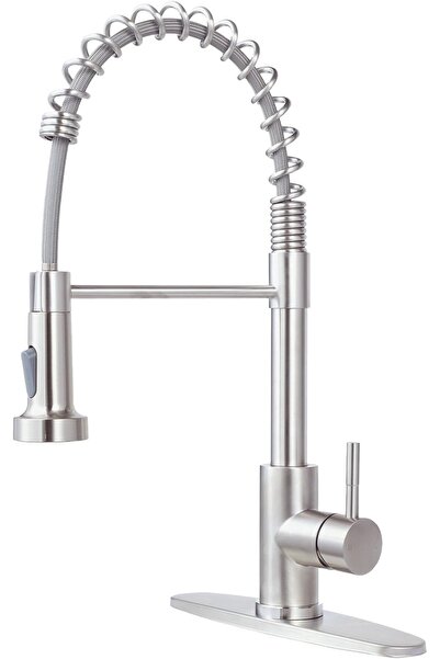 Arabest Kitchen Faucet with Pull Down Sprayer,Brushed Nickel Stainless Steel,...