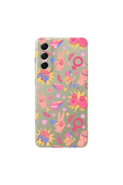 Other Samsung S22 Plus Grl Pwr 2 Transparent Silicone TPU Θήκη