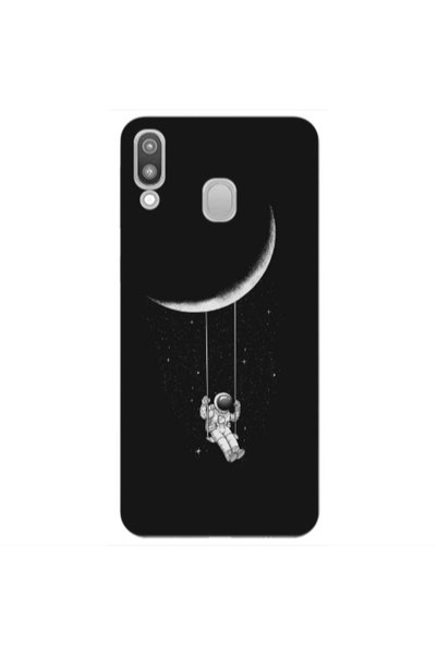 Other Samsung M20 Swing on the moon Transparent Silicone TPU Θήκη