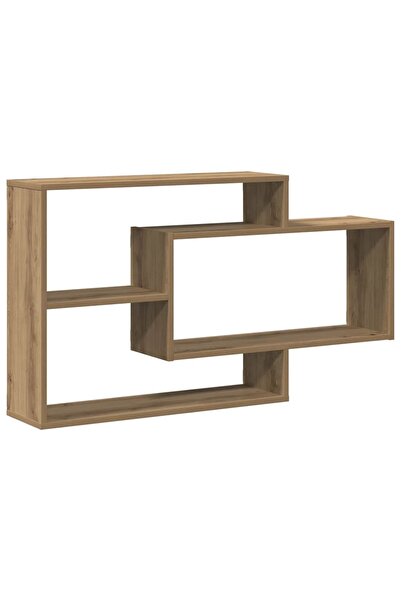 vidaxl Raft de perete, stejar artizanal, 104x20x58,5 cm lemn prelucrat