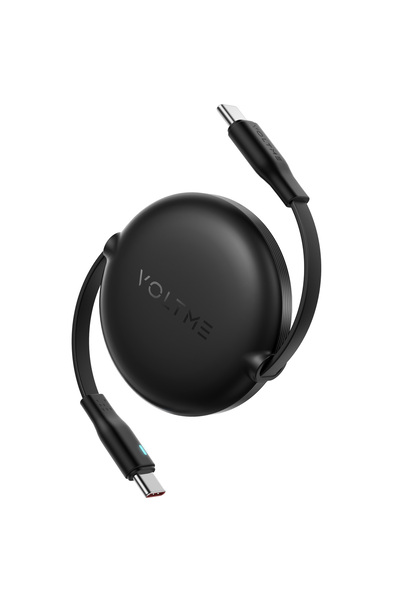 VOLTME كابل Powerlink YoYo قابل للسحب من نوع C إلى نوع C - شحن سريع جدًا بقوة...