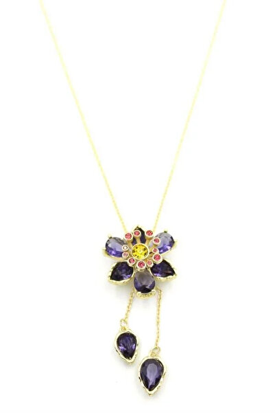 Marsilyan Nvdn- Ieg - Swr Flower Necklace - Purple Iegrs-Nvdn1