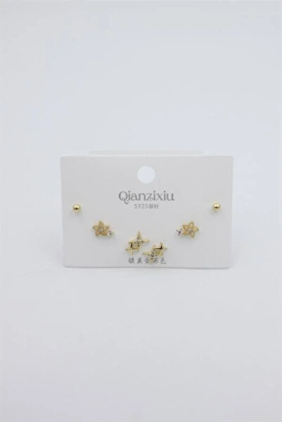 Marsilyan Nvdn- Ieg - Multiple Set Earrings - Gold Iegrs-Nvdn1