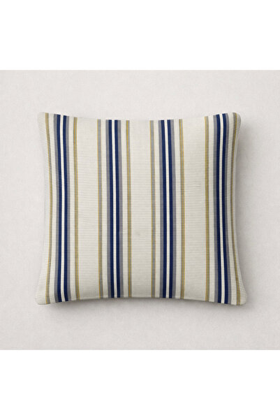 Taka Fabrics 2 Pieces Outdoor 5 Year Colorfast Throw Pillow Cover 43X43 cm Bl...