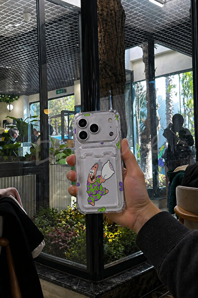 DoaCase iPhone 17 Pro Max Uyumlu Kartlıklı Şeffaf Kılıf Köşe ve Kamera Koruma...