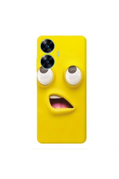 Other Realme C55 Confused face Transparent Silicone TPU Θήκη