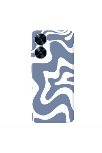 Other Realme C55 Wavy Transparent Silicone TPU Θήκη