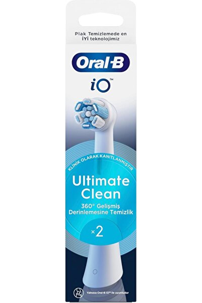 Yıldızan Terra Organic Oral-B Io Clean White Toothbrush Replacement Head 2 Pi...