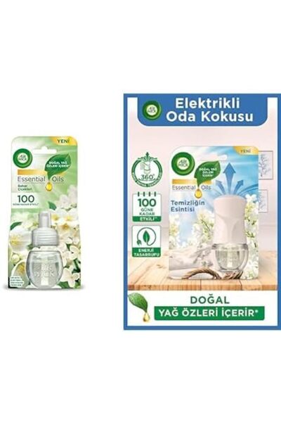 Yıldızan Terra Organik Air Wick Electric Room Fragrance Refill Bottle Flowers...