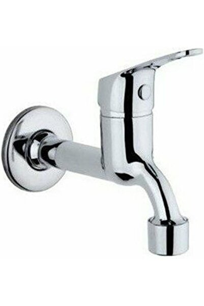 Yıldızan Terra Organik Long Arm Faucet, with On/Off Valve, Chrome Plated, Wal...