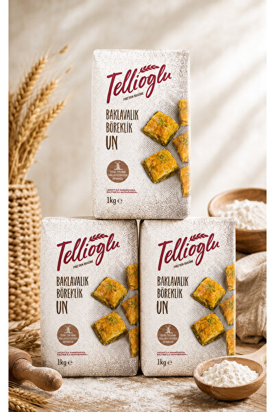 tellioğlu Baklavalık Böreklik Un 3x1 Kg