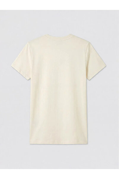 LC Waikiki   Beige Crew Neck Women's T-Shirt