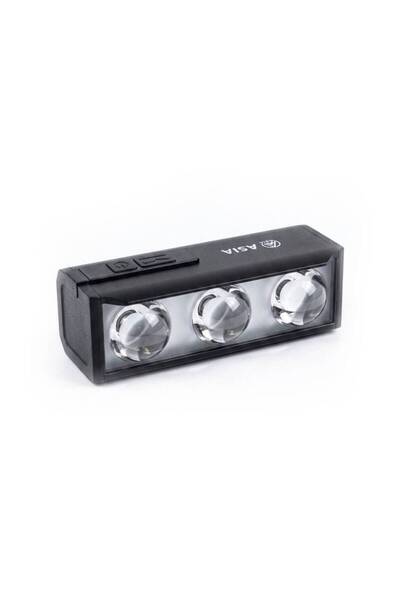Asia MX 700 1000lm USB Şarjlı Bisiklet Ön Far Aydınlatma