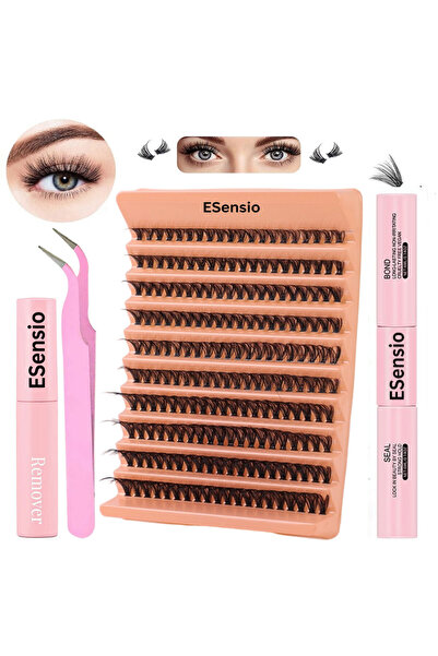 ESensio Set gene false 200SM, 40D, 200 gene, reutilizabile cu aplicator, dizo...