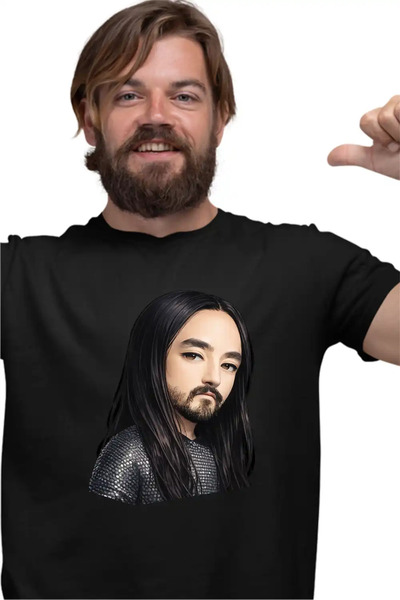 OEM Tricou Barbati Steve Aoki Anime Chibi Cartoon