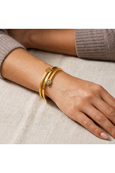 VELVIA Elegant Snake Head Design Bracelet