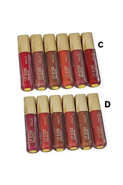 haluV Long-lasting matte liquid lipsticks, 12 colors