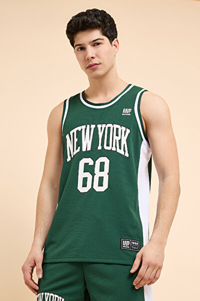 R&B Typography Print Athlete T-Shirt