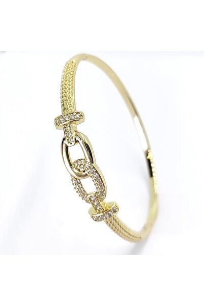 Milena BRATARA DAMA PLACATA CU AUR 14K -LUNGIME 19CM