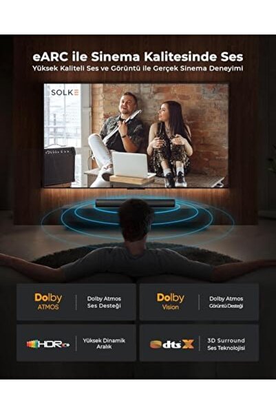 Yıldızan كابل TTKTEKNOLOGY HDMI 2.1 UHD 8K 60 هرتز 4K 120 هرتز 48 جيجابت في ا...