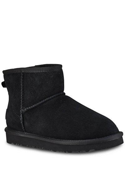 İZY Μαύρο χαμηλό δερμάτινο Australian Boot L7854