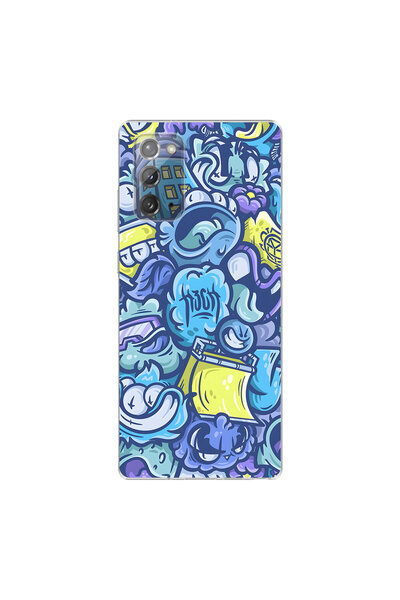 PPKin Samsung Galaxy Note 20 Compatible Graffiti 9 Design Transparent Case