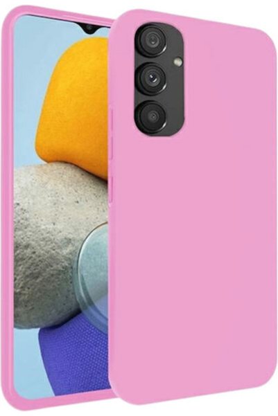 Beline Πίσω Κάλυμμα Σιλικόνης Ροζ (Galaxy A34)