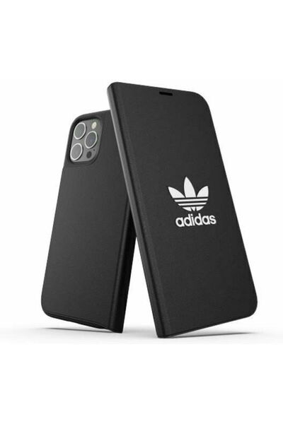 adidas Θήκη Booklet Βασική από Συνθετικό Δέρμα Μαύρο / Λευκό (iPhone 12 Pro M...