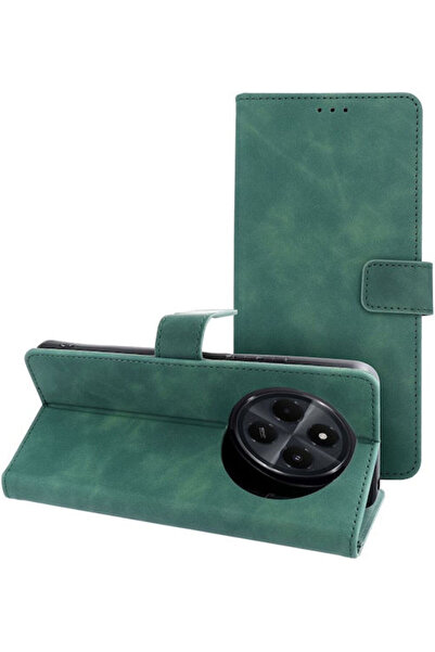 OEM Tender Book Synthetic Leather Green (Redmi 14C / Poco C75)