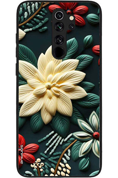 Other Θήκη Sonique Σειράς 3D Λουλουδιών για Xiaomi Redmi Note 8 Pro Πράσινη