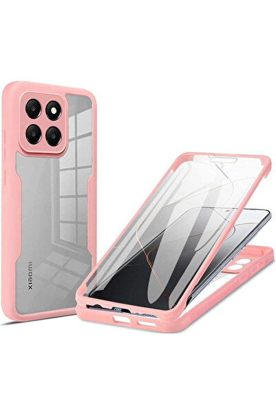 Techsuit ColorVerse 360 Πλήρης Κάλυψη Σιλικόνης Ροζ Xiaomi 14T Pro