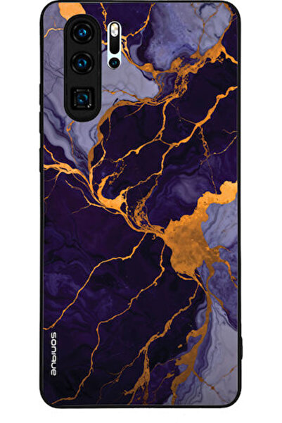 Other Θήκη Sonique Σειράς Marble για Huawei P30 Pro Μωβ