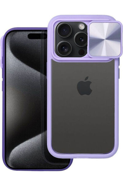 OEM Πίσω Κάλυμμα Slider από Σκληρυμένο Γυαλί Μωβ (iPhone 11 Pro Max)