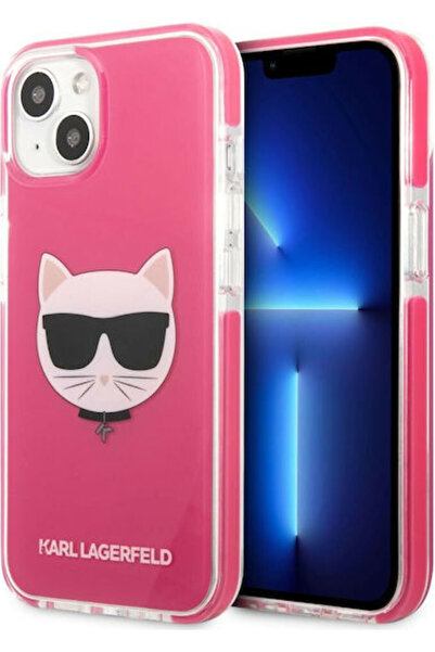 Karl Lagerfeld Choupette Κάλυμμα Πλάτης Κεφαλής Πλαστικό / Σιλικόνη Φούξια (i...