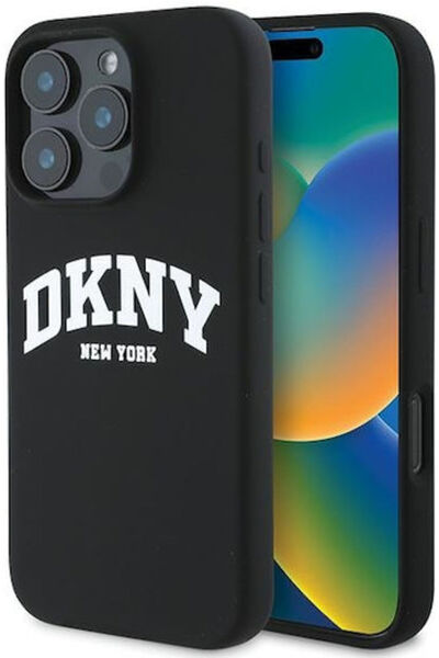 Dkny Logo Back Cover Silicone Black (iPhone 16 Pro Max) Code: DKHMP16XSNYACH