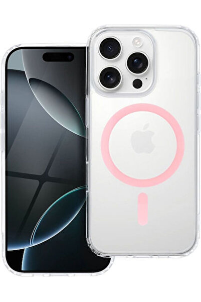 OEM Θήκη Mag Cover Πλαστική / Σιλικόνης Ροζ (iPhone 13)