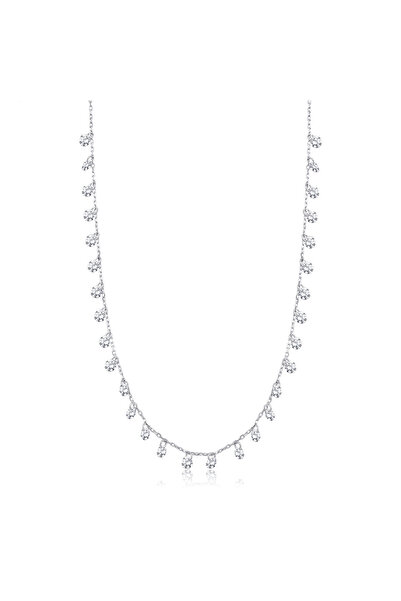 Bendis Design Nuve Markiz Chain 925 Ayar Gümüş Kadın Kolye