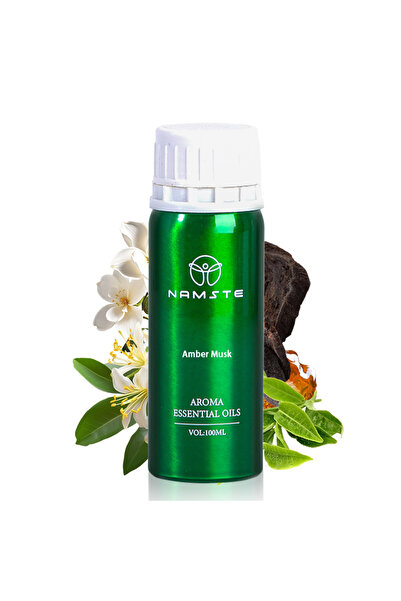 NAMSTE أمبر مسك - زيت عطري للناشر العطري بدون ماء 100 مل