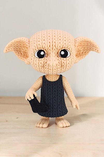 Hunga Dobby - Harry Potter - Yün Örgü Görünümlü Figür