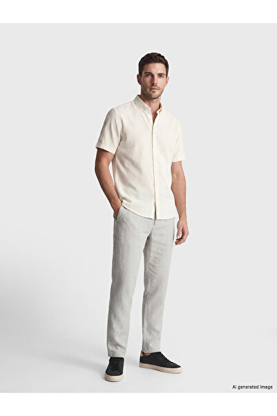 LC Waikiki I Standart Fit Linen Blend Men's Chino Pants from Freezen Store