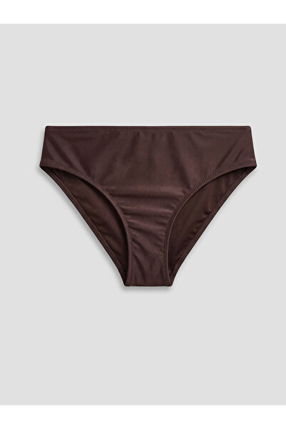 LC Waikiki Kahverengi Kadın Düz Bikini Alt