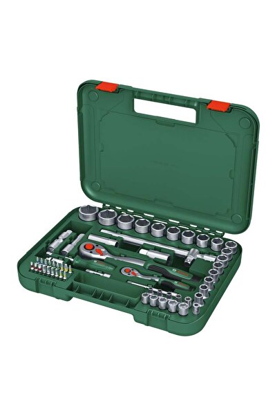 Bosch 1/4'' + 1/2'' Cırcırlı Somun Sıkma Seti 56 Parça