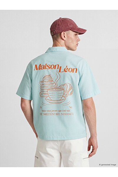 LC Waikiki I Rahatkalıp Striped Men's Shirt from Freezen Store