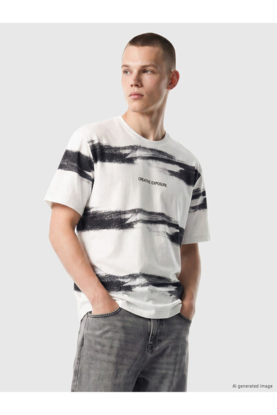 LC Waikiki I Zero Roba Collar Printed Standardfit Men's T-Shirt from Freezen ...