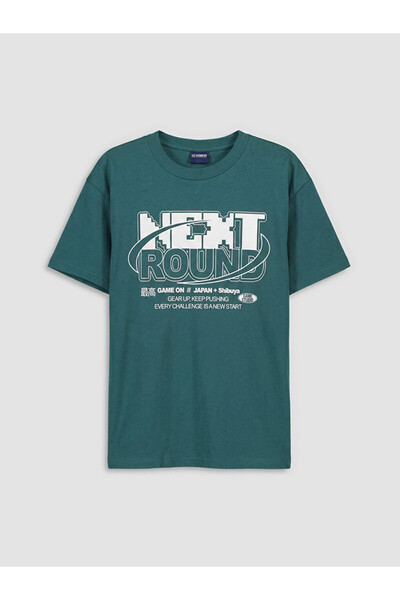 LC Waikiki Crew Neck Printed Boy's T-Shirt