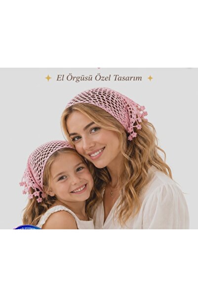El örgüsü Megahan Bohemian Mother-Daughter Hand Organ Sheet Metal Bandana