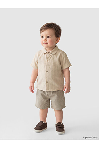 LC Waikiki Baby Boy Shirt and Shorts Set for Style Enthusiasts from Uzg Store