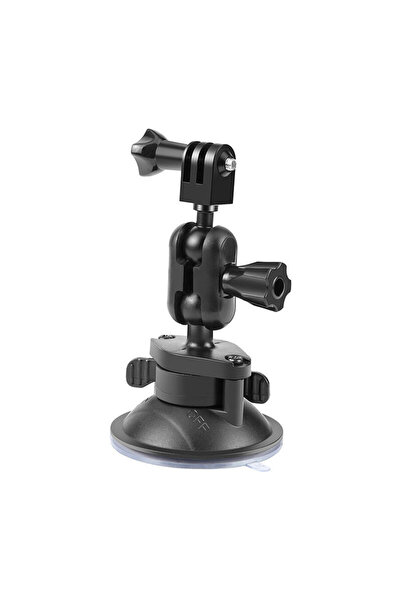 PULUZ Suport trepied cu ventuză pentru camere sport GoPro Sj4000 Sj8 Black