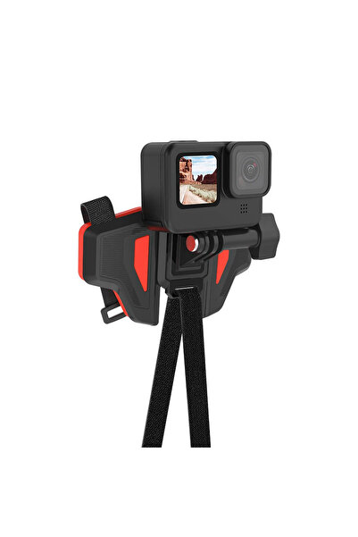 TELESIN Suport pentru cască pentru cameră sport Gp-Hbm-Mt2 pentru Gopro Hero 4 5